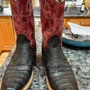 JB Dillon croc cowboy boots Shoes | Black Crocodile Skin Jb Dillon Cowboy Boots | Poshmark main image 4
